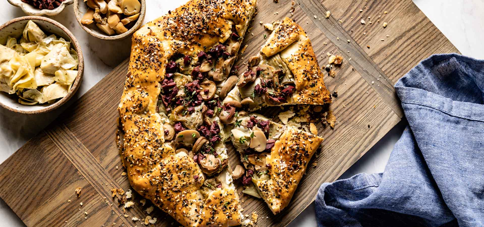 Artichoke Mushroom Galette Recipe & Instructions Del Monte®